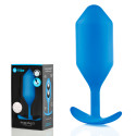 Профессиональная пробка для ношения B-vibe Snug Plug 5 синяя