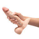 Анальный реалистичный фаллоимитатор SLIPSKIN REALISTIC GIRTHY 7 in