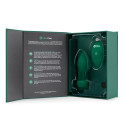 Вибрирующая втулка Vibrating Jewel Plug M/L зеленого цвета