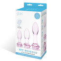 Анальный тренировочный набор из стекла ROSEBUD BUTT PLUG SET