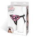 Розовые плюшевые трусики для страпона Strap on harness