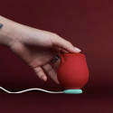Вибрирующий красный бутон розы Rose Vibrator