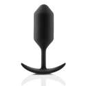 Профессиональная пробка для ношения B-vibe Snug Plug 3 черная