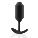Профессиональная пробка для ношения B-vibe Snug Plug 3 черная