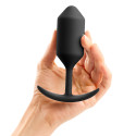 Профессиональная пробка для ношения B-vibe Snug Plug 3 черная