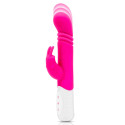 Небольшой тонкий розовый массажер для G-точки SLIM SHAFT THRUSTING G-SPOT RABBIT