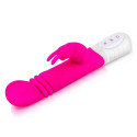 Небольшой тонкий розовый массажер для G-точки SLIM SHAFT THRUSTING G-SPOT RABBIT