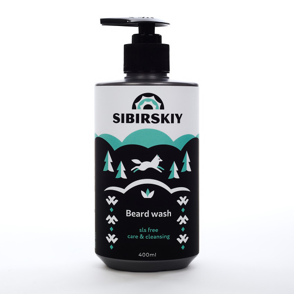 Шампунь для бороды SIBIRSKIY Beard wash SLS free бессульфатный 400 мл