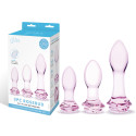 Анальный тренировочный набор из стекла ROSEBUD BUTT PLUG SET
