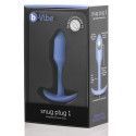 Профессиональная пробка для ношения B-vibe Snug Plug 1 сирень
