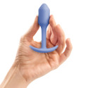 Профессиональная пробка для ношения B-vibe Snug Plug 1 сирень