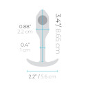 Профессиональная пробка для ношения B-vibe Snug Plug 1 сирень