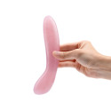 Массажер для G-точки le WAND Crystal G-Wand розовый кварц
