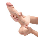 Анальный реалистичный фаллоимитатор SLIPSKIN REALISTIC GIRTHY 9 in