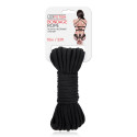 Черная хлопковая веревка 10 м для связывания Bondage Rope
