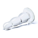 Стеклянная елочка прозрачного цвета Glass Butt Plug 4 in