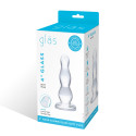 Стеклянная елочка прозрачного цвета Glass Butt Plug 4 in