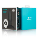 Анальная премиум-пробка с римминг эффектом b-Vibe Rimming Plug черная