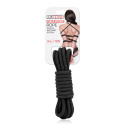 Черная хлопковая веревка 3 м для связывания Bondage Rope 
