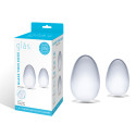 Сет из 2 стеклянных яиц для Йони техники YONI EGGS SET