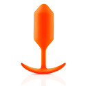 Профессиональная пробка для ношения B-vibe Snug Plug 3 оранжевая