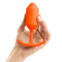 Профессиональная пробка для ношения B-vibe Snug Plug 3 оранжевая