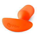 Профессиональная пробка для ношения B-vibe Snug Plug 3 оранжевая