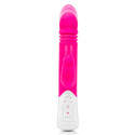Пульсирующий розовый вибромассажер с двумя виброэлементами G-SPOT THRUSTING RABBIT