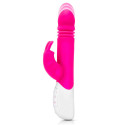 Пульсирующий розовый вибромассажер с двумя виброэлементами G-SPOT THRUSTING RABBIT