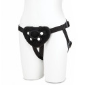 Черные неопреновые трусики для страпона Strap on harness