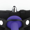Черные неопреновые трусики для страпона Strap on harness