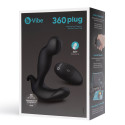 Анальный стимулятор с вращением и вибрацией b-Vibe 360 PLUG