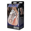 Металлическая клетка с замком для сексуальных пыток члена Deluxe Chastity Cage