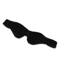 Черная мягкая маска на глаза Unisex Blindfold