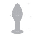 Элегантная анальная пробка Classic Glass Butt Plug