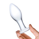 Элегантная анальная пробка Classic Glass Butt Plug