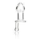 Прозрачный плаг с ручкой Glass Juicer