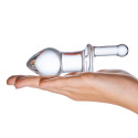 Прозрачный плаг с ручкой Glass Juicer