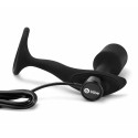 Вибрирующий плаг с кольцом для эрекции Vibrating Snug & Tug размер M