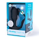 Вибрирующий плаг с кольцом для эрекции Vibrating Snug & Tug размер M