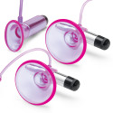 Вибропомпа для клитора и сосков Vibrating Nipple Suckers with Clitoral Pump and Quick Release